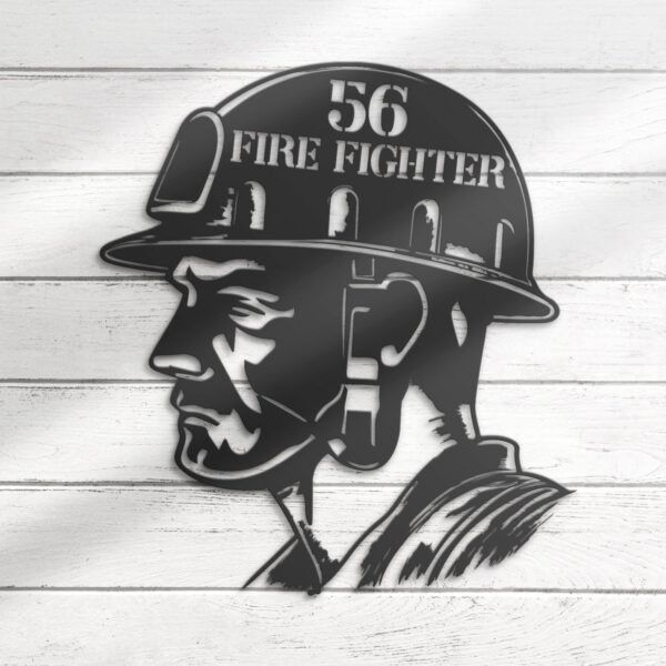 Custom-Firefighter-Metal-Wall-Art-LED-Light-2