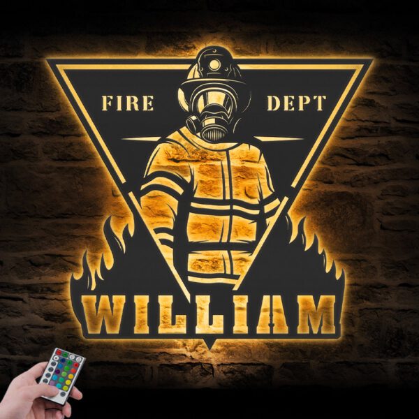 Custom-Firefighter-Metal-Wall-Art-LED-Light-3-1