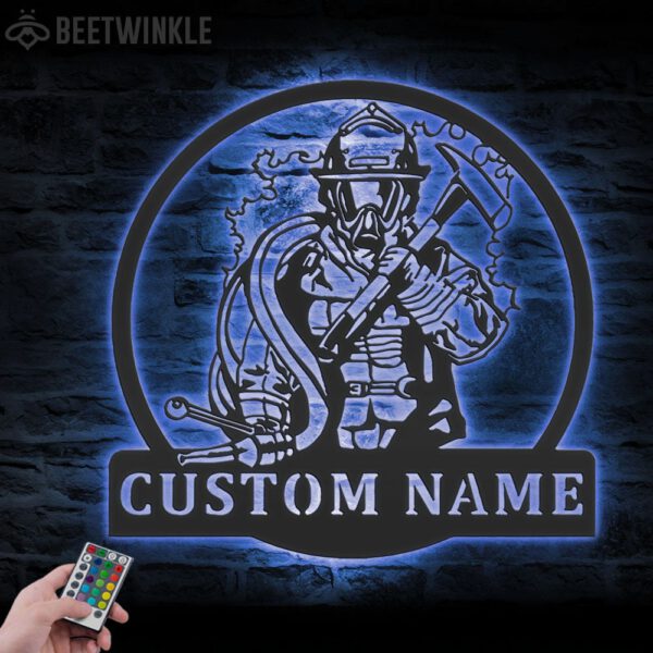 Custom-Firefighter-Metal-Wall-Art-LED-Light-4-2