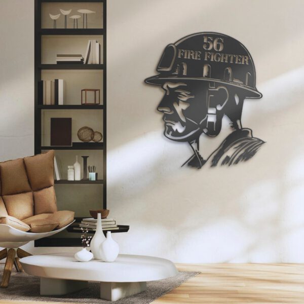 Custom-Firefighter-Metal-Wall-Art-LED-Light