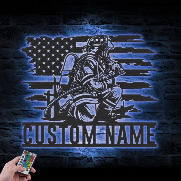 Custom-Firefighter-Metal-Wall-Art-LED_6