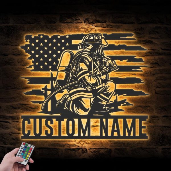 Custom-Firefighter-Metal-Wall-Art-LED_8