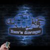 Custom-Fist-Pump-Wrench-Garage-Metal-Wall-Art-LED-Light-2