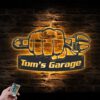 Custom-Fist-Pump-Wrench-Garage-Metal-Wall-Art-LED-Light-8