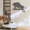 Custom-Floral-Bull-Farmhouse-Metal-Wall-Art-LED-Light-2