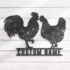 Custom-Floral-Couple-Chicken-Farmhouse-Metal-Wall-Art-LED-Light-6