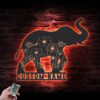 Custom-Floral-Elephant-Metal-Wall-Art-LED-Light