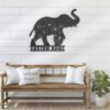 Custom-Floral-Elephant-Metal-Wall-Art-LED-Light-7