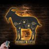 Custom-Floral-Goat-Farmhouse-Metal-Wall-Art-LED-Light-1