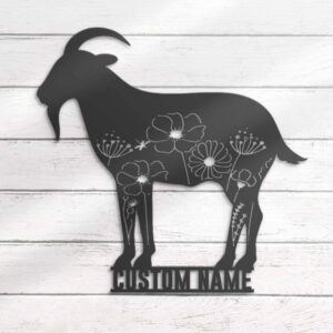 Custom-Floral-Goat-Farmhouse-Metal-Wall-Art-LED-Light-2-1