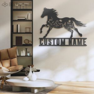 Custom-Floral-Horse-Farmhouse-Metal-Wall-Art-LED-Light-2