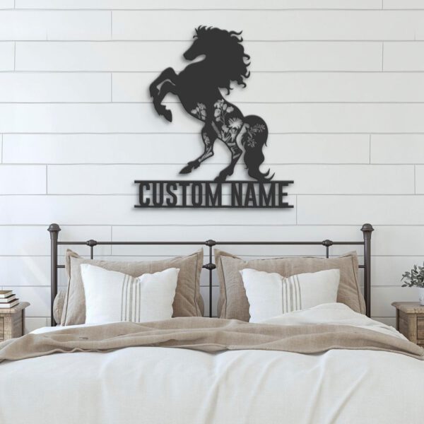 Custom-Floral-Horse-Farmhouse-Metal-Wall-Art-LED-Light-4-1