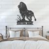 Custom-Floral-King-Lion-Metal-Wall-Art-LED-Light-8