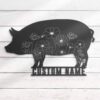 Custom-Floral-Pig-Farmhouse-Metal-Wall-Art-LED-Light-5