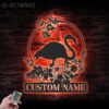 Custom-Flower-Flamingo-Metal-Wall-Art-LED-Light-5