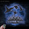 Custom-Flying-Mallard-Duck-Hunting-Metal-Wall-Art-LED-Light-8-1