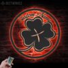 Custom-Four-Leaf-Clover-Metal-Wall-Art-LED-Light-4