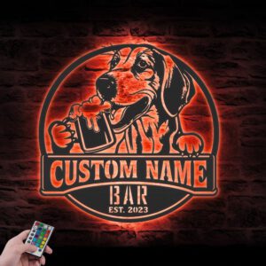 Custom-Foxhound-Thirsty-Beer-Pub-Metal-Wall-Art-LED-Light_1