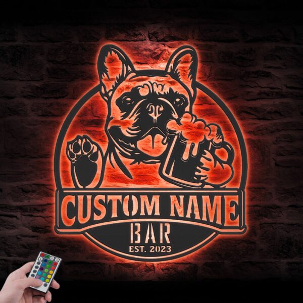 Custom-French-Bulldog-Thirsty-Beer-Pub-Metal-Wall-Art-LED-Light_6