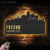 Custom-Fresno-Skyline-Metal-Wall-Art-LED-Light-2