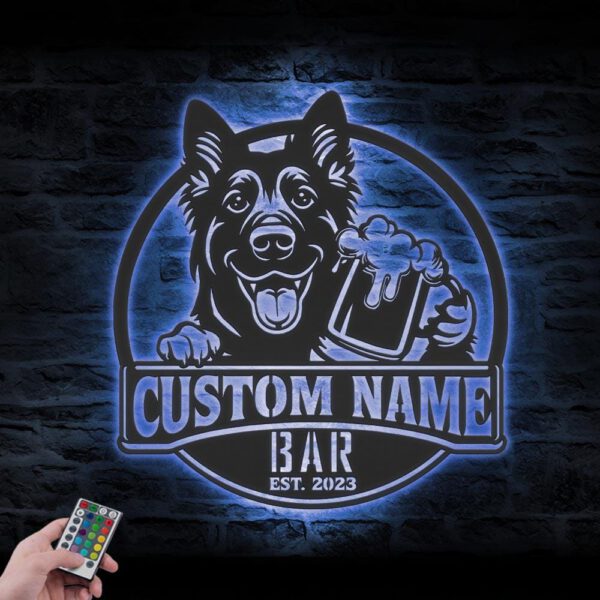 Custom-Funny-Black-Shepherd-Thirsty-Beer-Pub-Metal-Wall-Art-LED-Light_2