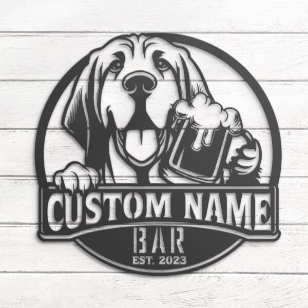 Custom-Funny-Bloodhound-Thirsty-Beer-Pub-Metal-Wall-Art-LED-Light_2