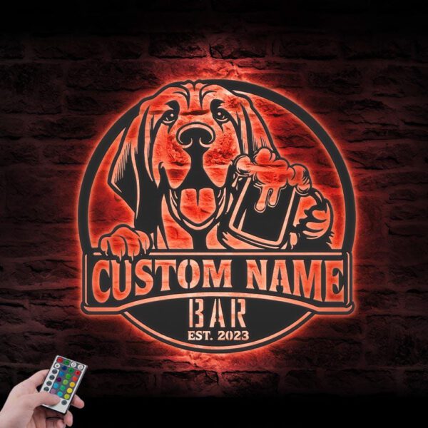 Custom-Funny-Bloodhound-Thirsty-Beer-Pub-Metal-Wall-Art-LED-Light_3