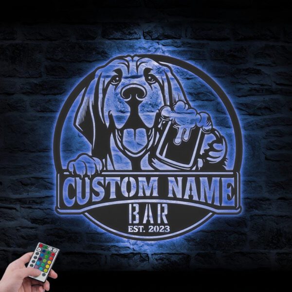 Custom-Funny-Bloodhound-Thirsty-Beer-Pub-Metal-Wall-Art-LED-Light_4