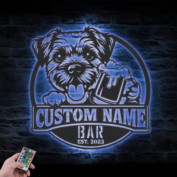 Custom-Funny-Border-Terrier-Thirsty-Beer-Pub-Metal-Wall-Art-LED-Light_3