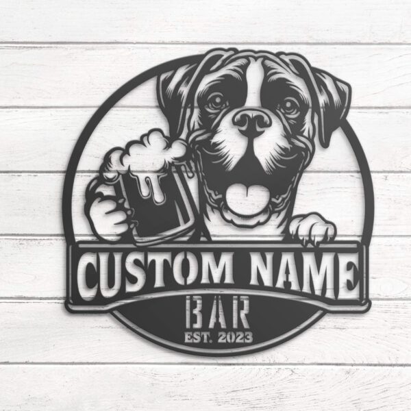 Custom-Funny-Boxer-Thirsty-Beer-Pub-Metal-Wall-Art-LED-Light_8