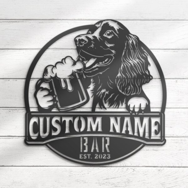 Custom-Funny-Boykin-Spaniel-Thirsty-Beer-Pub-Metal-Wall-Art-LED-Light_8