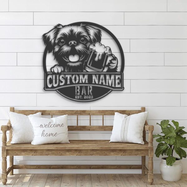 Custom-Funny-Brussels-Griffon-Thirsty-Beer-Pub-Metal-Wall-Art-LED-Light_4