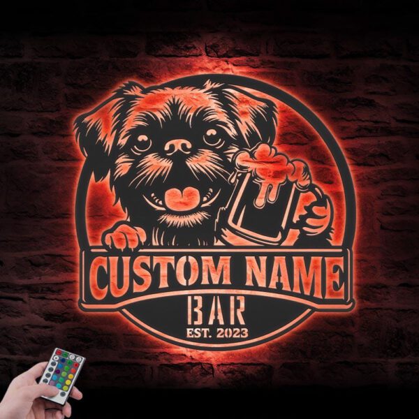 Custom-Funny-Brussels-Griffon-Thirsty-Beer-Pub-Metal-Wall-Art-LED-Light_8