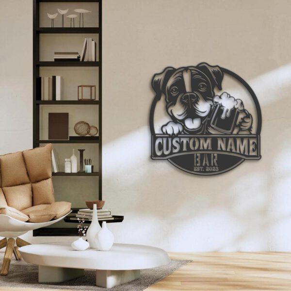 Custom-Funny-Bullboxer-Pit-Thirsty-Beer-Pub-Metal-Wall-Art-LED-Light_2