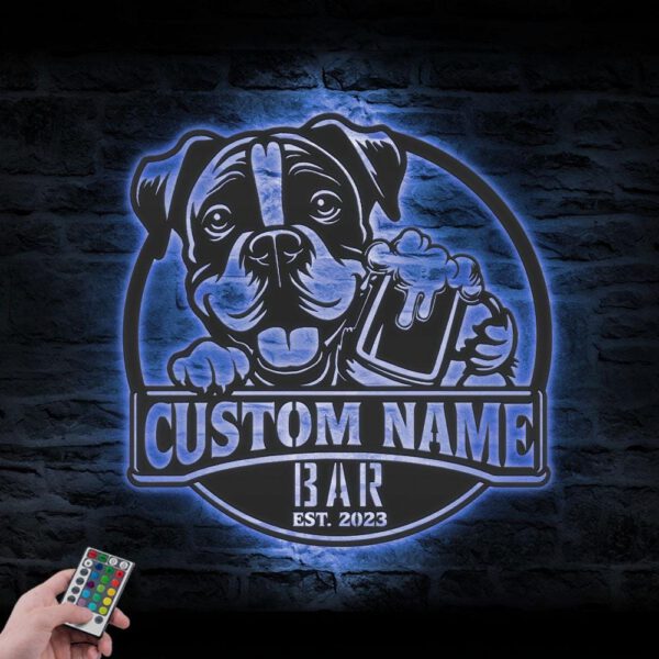 Custom-Funny-Bullboxer-Pit-Thirsty-Beer-Pub-Metal-Wall-Art-LED-Light_8