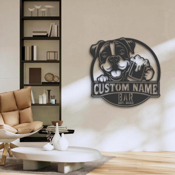 Custom-Funny-Bully-Boxer-Thirsty-Beer-Pub-Metal-Wall-Art-LED-Light_7