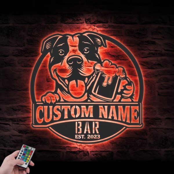 Custom-Funny-Bully-Kutta-Thirsty-Beer-Pub-Metal-Wall-Art-LED-Light_2