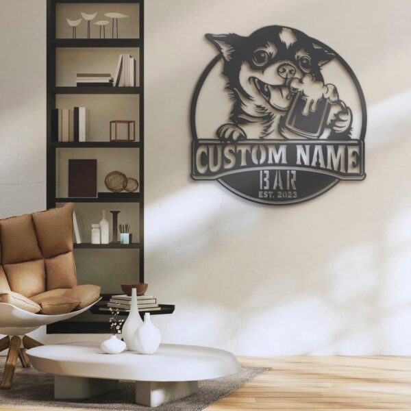 Custom-Funny-Chihuahua-Thirsty-Beer-Pub-Metal-Wall-Art-LED-Light_6