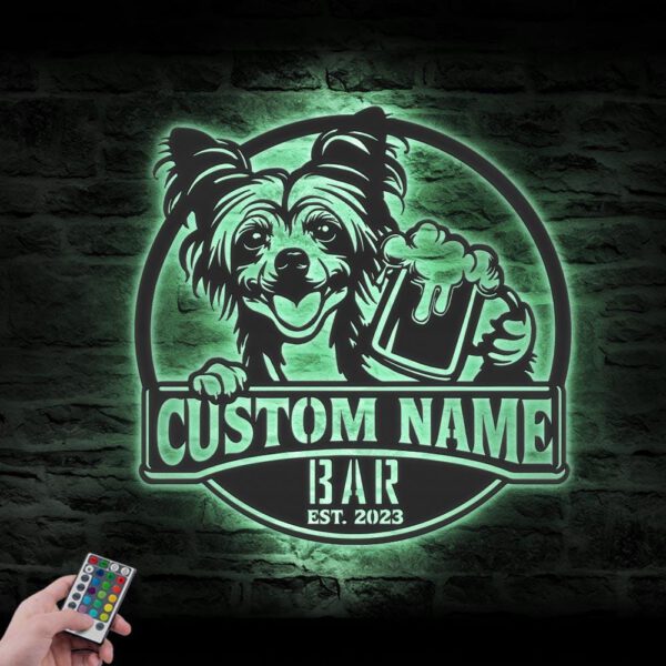 Custom-Funny-Chinese-Crested-Thirsty-Beer-Pub-Metal-Wall-Art-LED-Light_2