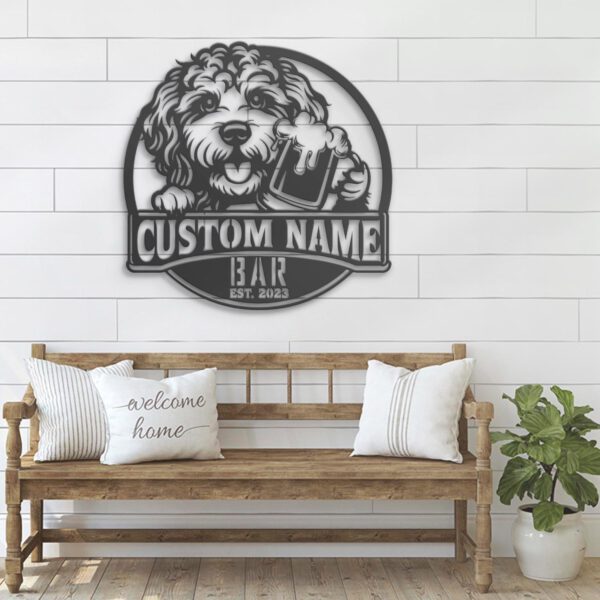 Custom-Funny-Cockapoo-Thirsty-Beer-Pub-Metal-Wall-Art-LED-Light_8