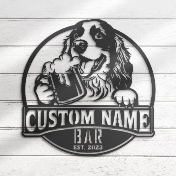 Custom-Funny-Cocker-Spaniel-Thirsty-Beer-Pub-Metal-Wall-Art-LED-Light_6