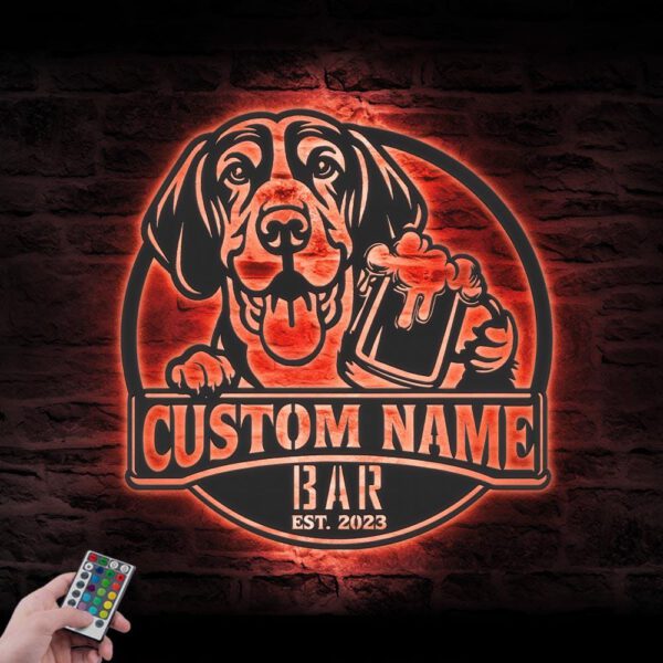 Custom-Funny-Coonhound-Thirsty-Beer-Pub-Metal-Wall-Art-LED-Light_7