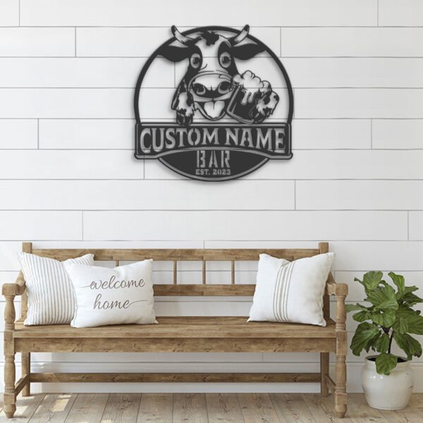 Custom-Funny-Dairy-Cattle-Beer-Pub-Metal-Wall-Art-LED-Light-6