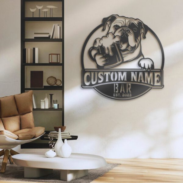 Custom-Funny-English-Bulldog-Thirsty-Beer-Pub-Metal-Wall-Art-LED-Light_7