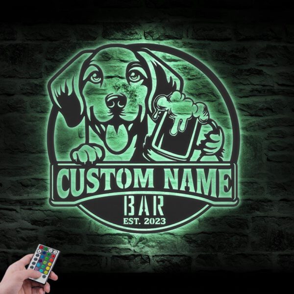 Custom-Funny-English-Foxhound-Thirsty-Beer-Pub-Metal-Wall-Art-LED-Light_3