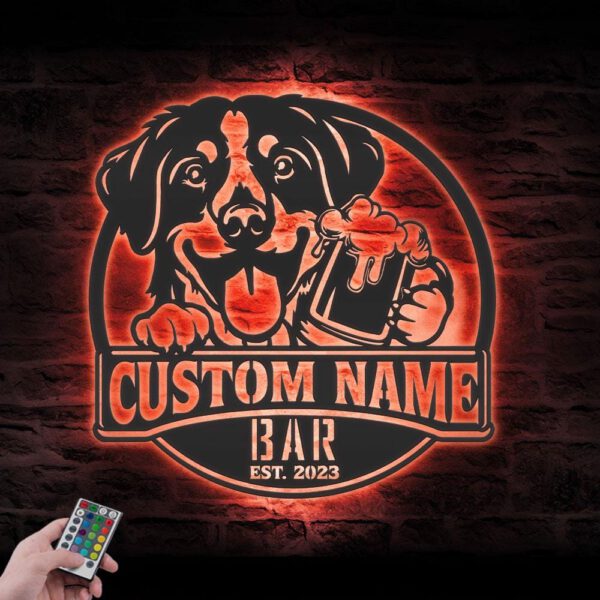 Custom-Funny-Entlebucher-Mountain-Thirsty-Beer-Pub-Metal-Wall-Art-LED-Light_6