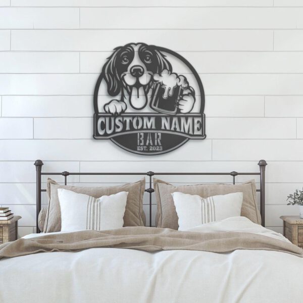 Custom-Funny-Field-Spaniel-Thirsty-Beer-Pub-Metal-Wall-Art-LED-Light_2