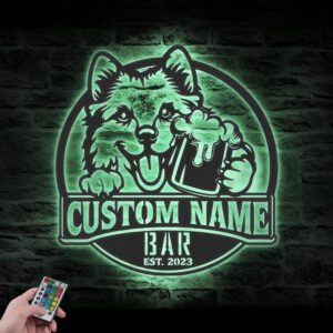 Custom-Funny-Finnish-Spitz-Thirsty-Beer-Pub-Metal-Wall-Art-LED-Light_1