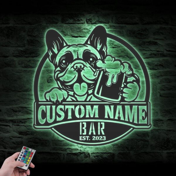 Custom-Funny-French-Bulldog-Thirsty-Beer-Pub-Metal-Wall-Art-LED-Light_7