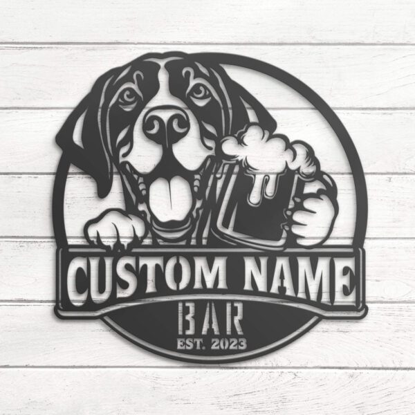 Custom-Funny-German-Pointer-Thirsty-Beer-Pub-Metal-Wall-Art-LED-Light_7